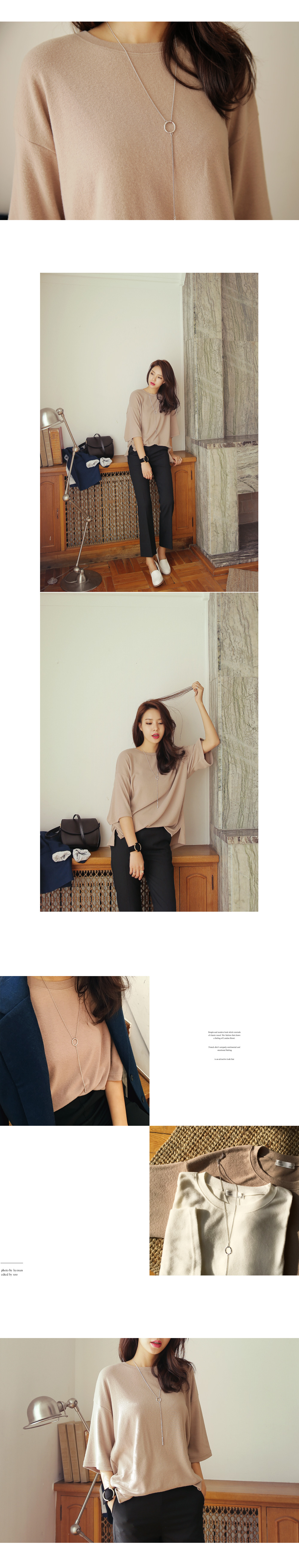 オーバーサイズスリットTシャツ・全4色 | DHOLIC | 詳細画像6