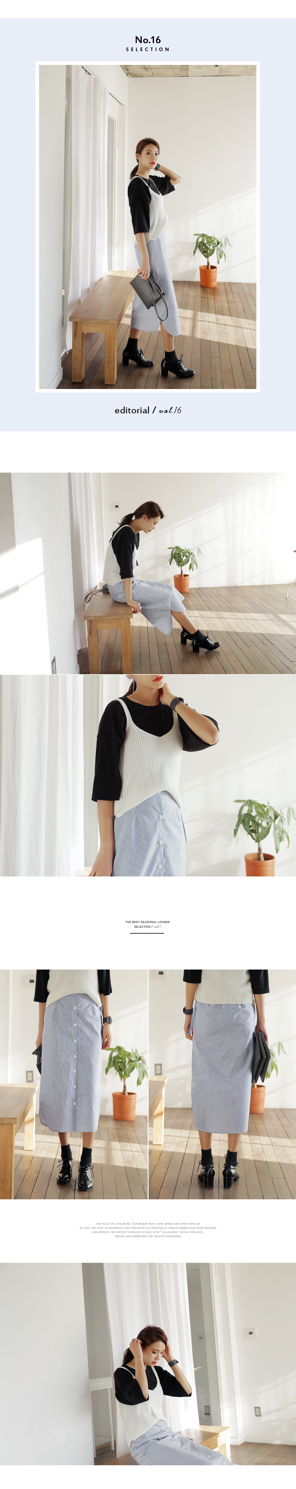 オーバーサイズスリットTシャツ・全4色 | DHOLIC | 詳細画像8