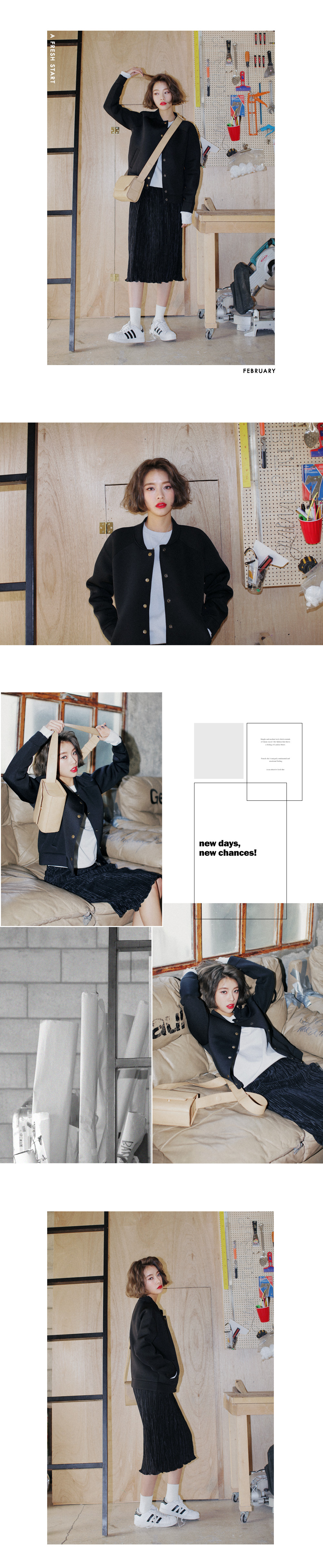 ワイドストラップスクエアーミニマルバッグ・全5色 | DHOLIC | 詳細画像5