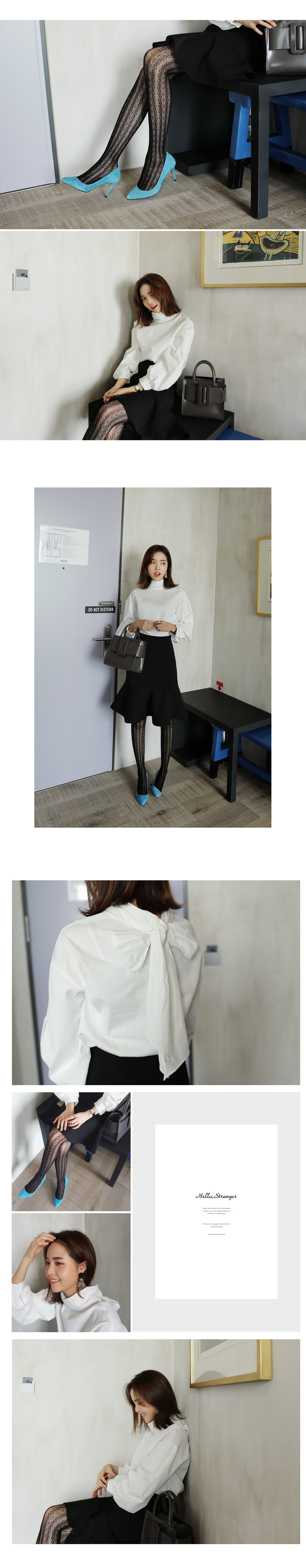 2TYPEボリュームタイネックブラウス・全2色 | DHOLIC | 詳細画像3