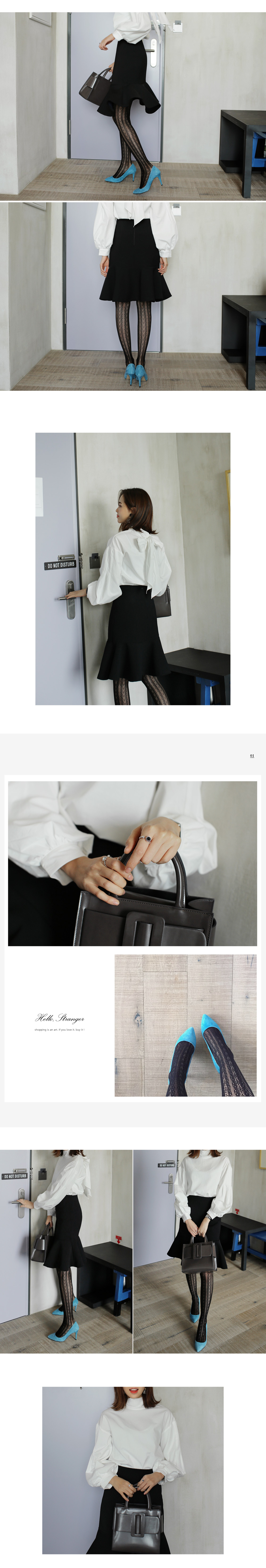 2TYPEボリュームタイネックブラウス・全2色 | DHOLIC | 詳細画像4