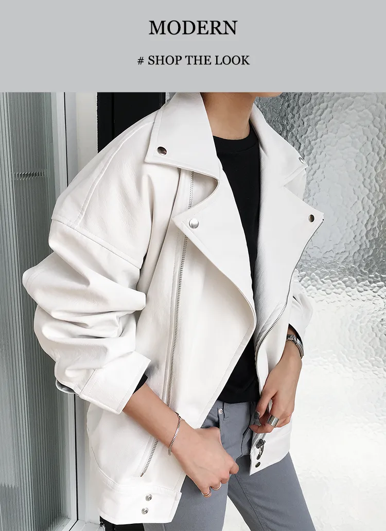 ルーズフィットライダースジャケット・全2色 | DHOLIC | 詳細画像1