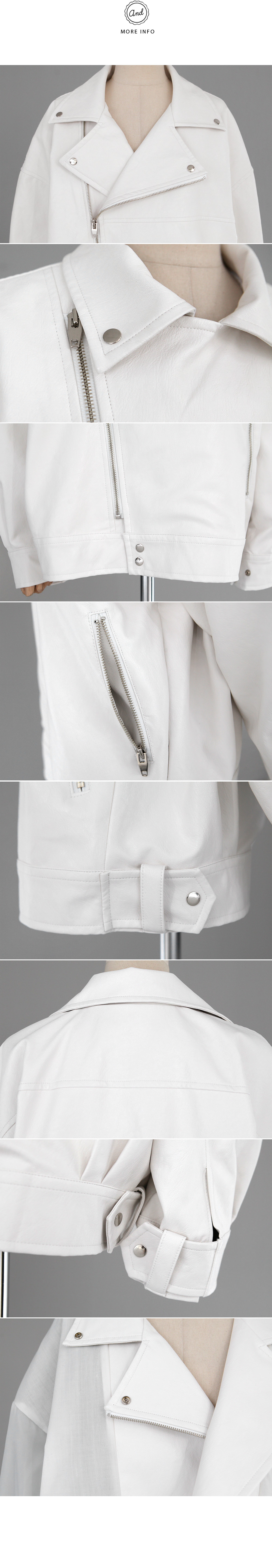 ルーズフィットライダースジャケット・全2色 | DHOLIC | 詳細画像10