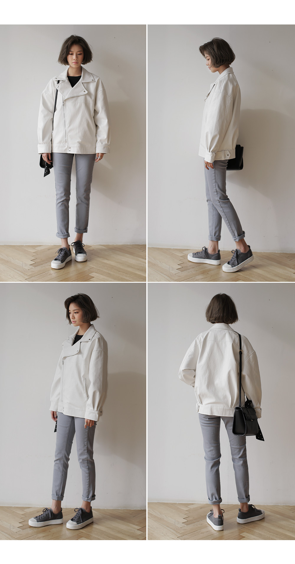 ルーズフィットライダースジャケット・全2色 | DHOLIC | 詳細画像9