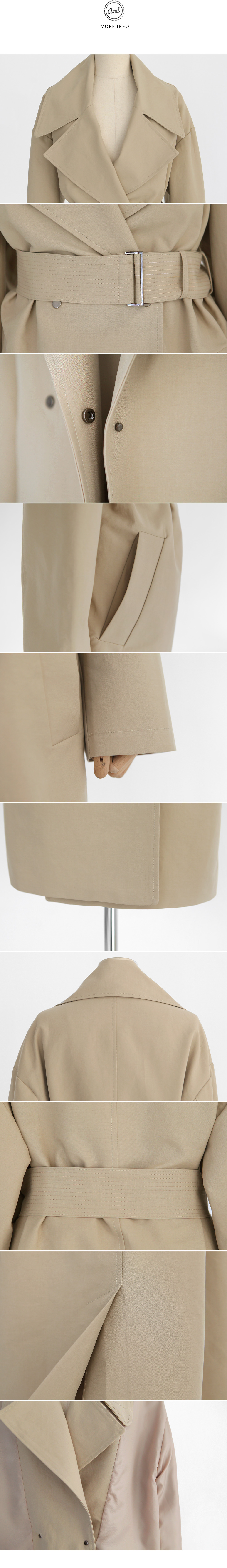 メタルダブルボタンロングトレンチコート・全2色 | DHOLIC | 詳細画像12