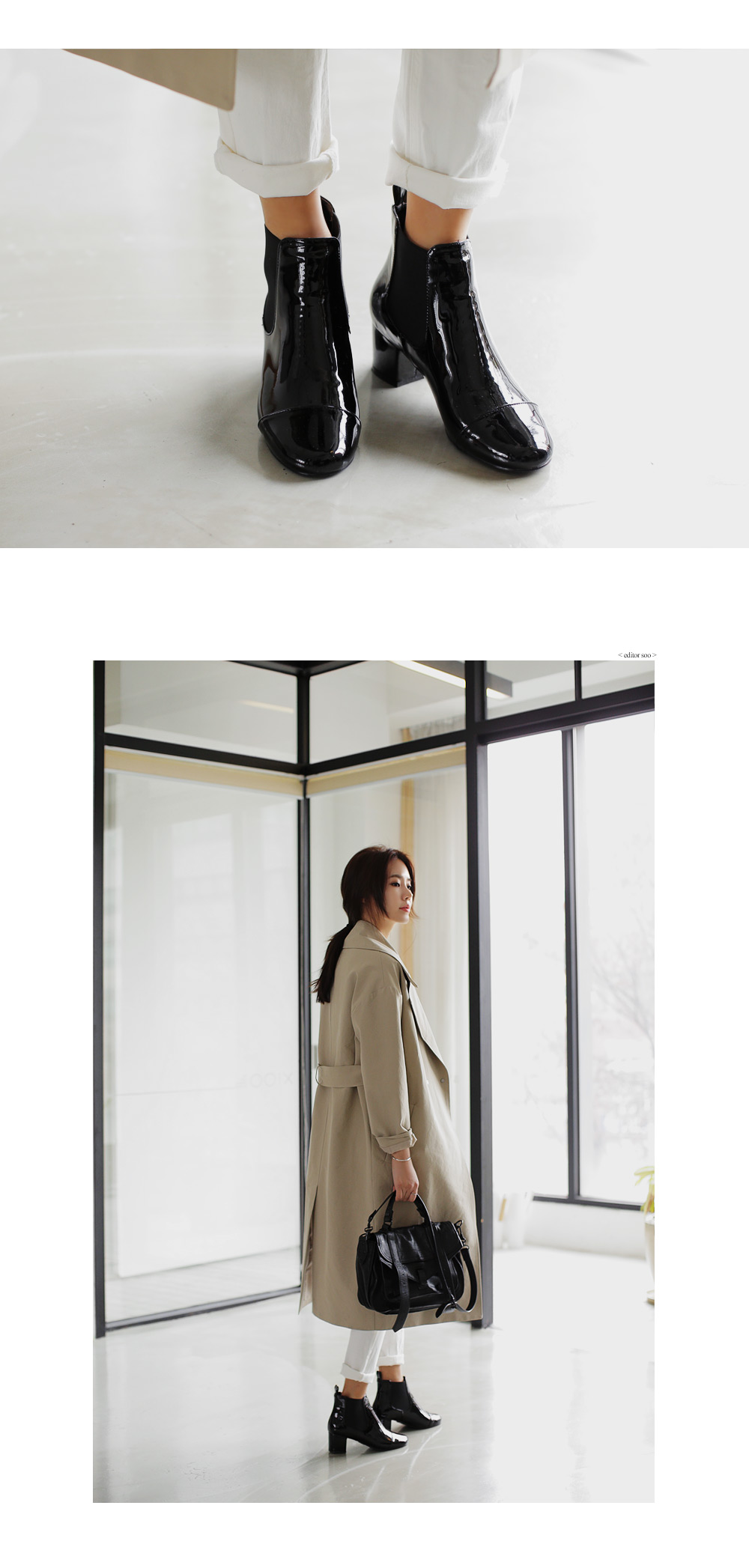 スリムフィットハイウエストコットンパンツ・全6色 | DHOLIC | 詳細画像9