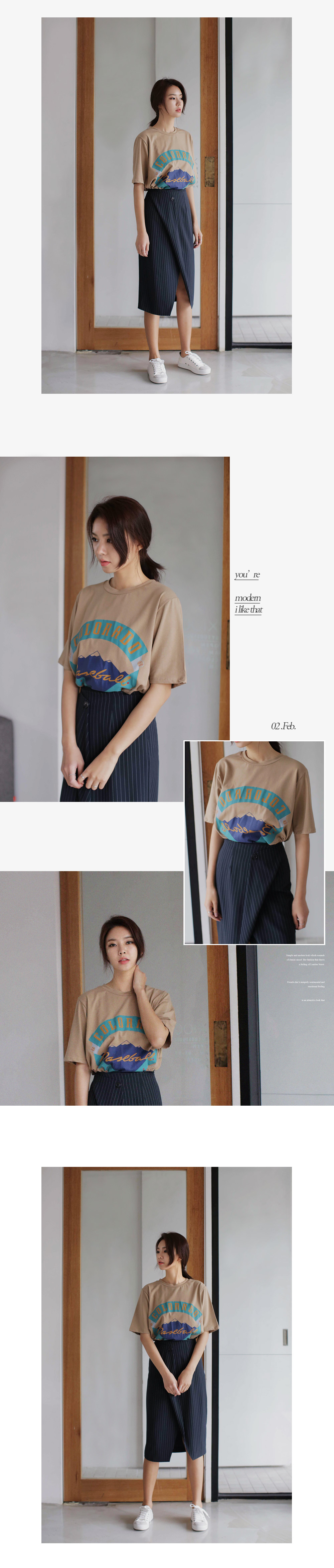 <DHOLIC オリジナル>ピンストライプミディ丈ラップスカート・全2色 | DHOLIC | 詳細画像5