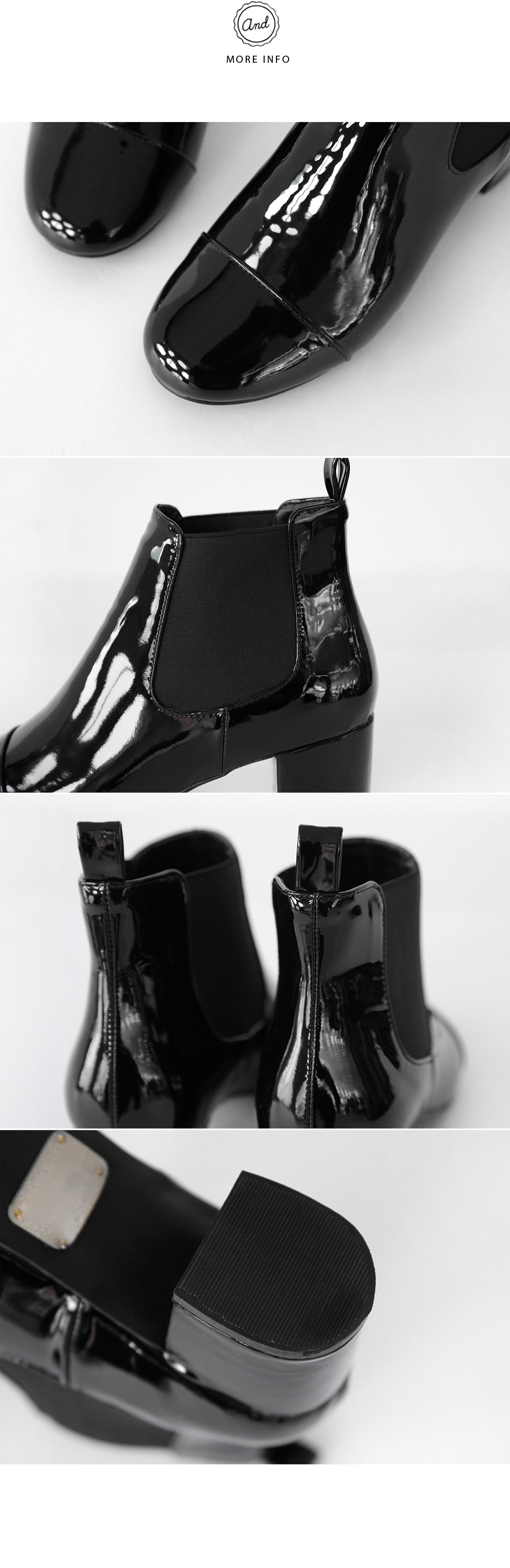 エナメル調チェルシーブーツ・全1色 | DHOLIC | 詳細画像9