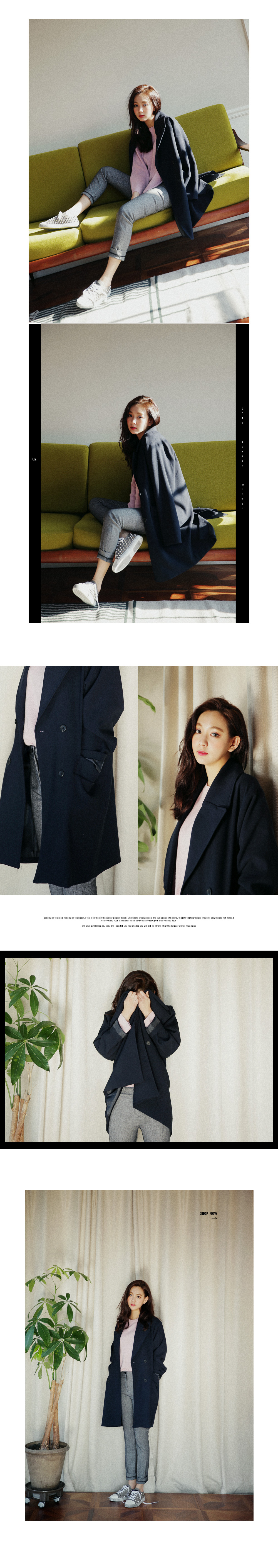 リブなしラウンドネックニットプルオーバー・全5色 | DHOLIC | 詳細画像10