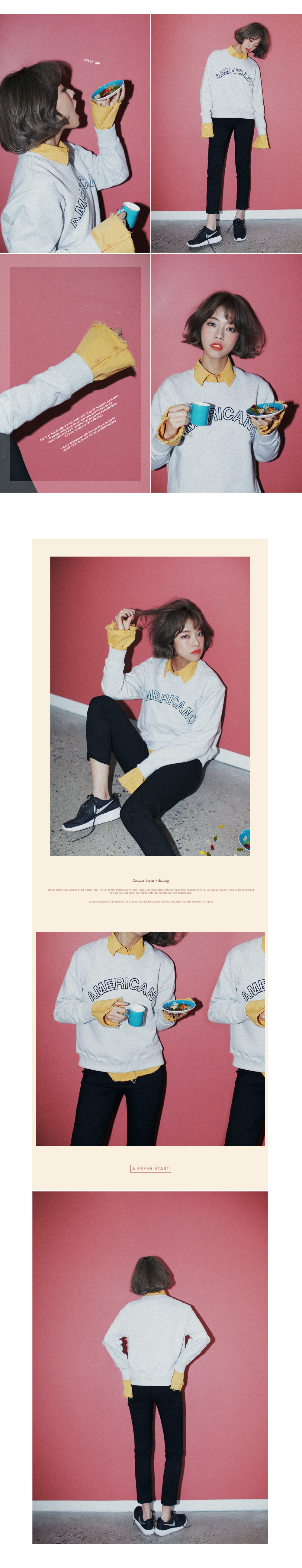 フレイドヘムワイドカフスシャツ・全3色 | DHOLIC | 詳細画像3