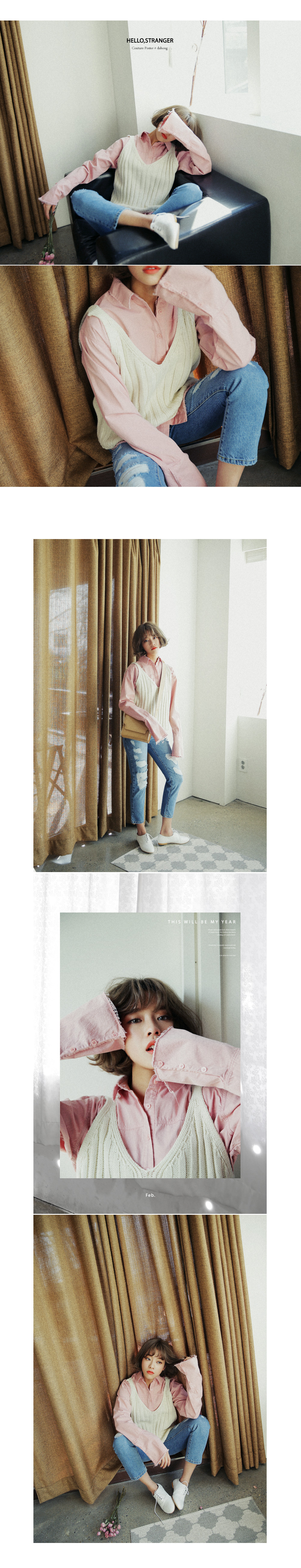 フレイドヘムワイドカフスシャツ・全3色 | DHOLIC | 詳細画像8