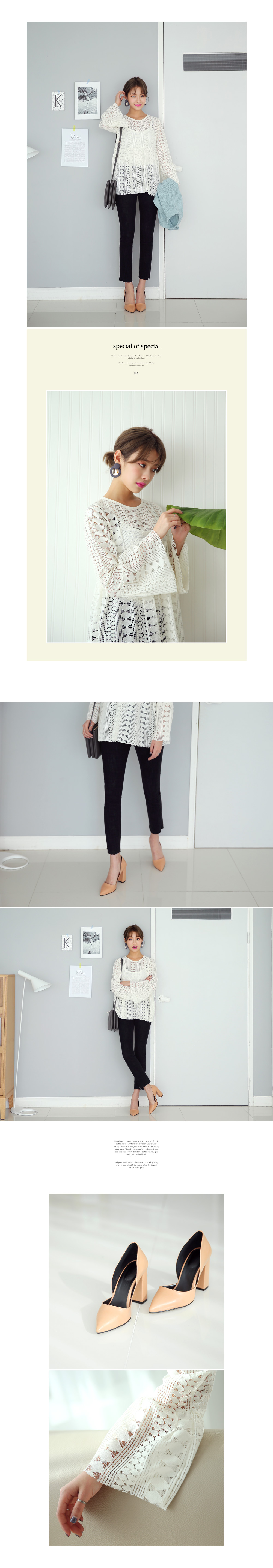 <font color=red><b>**雑誌Seventeen7月号掲載**</b></font>8COLORSポインテッドトゥチャンキーヒール・全8色 | DHOLIC | 詳細画像7