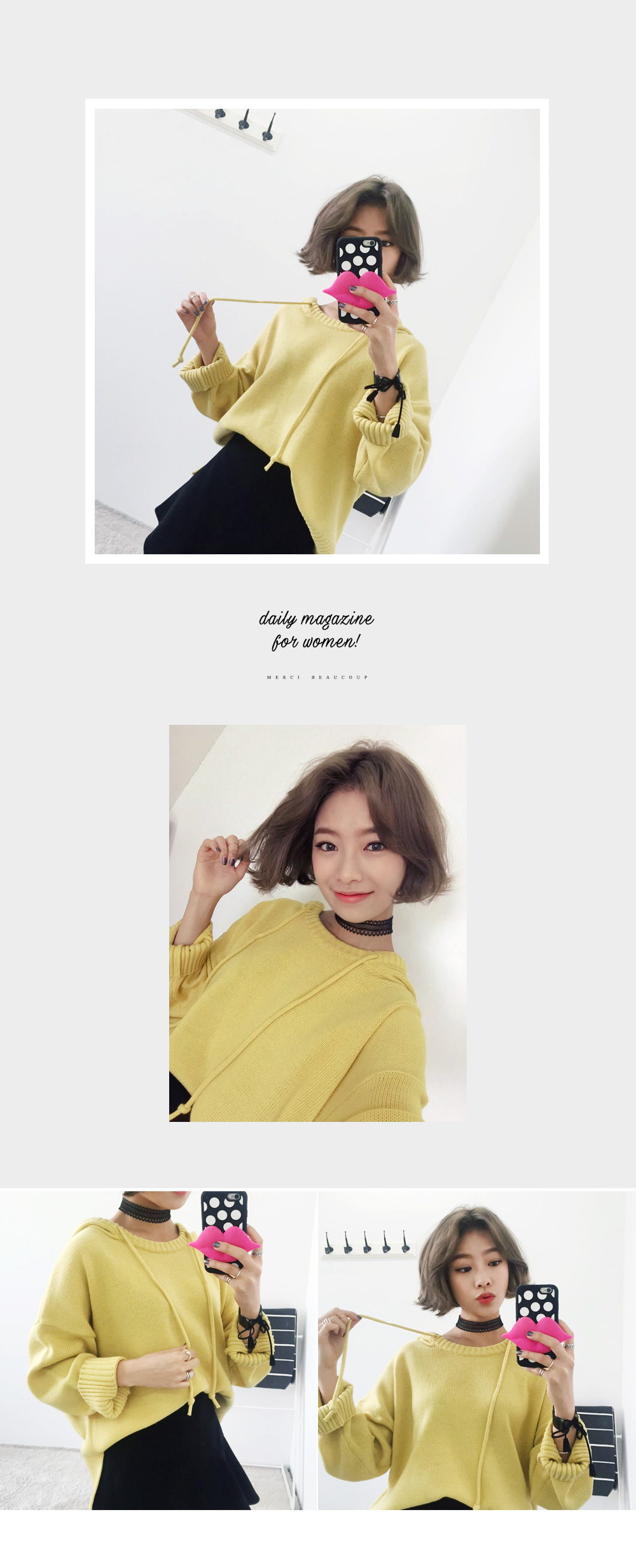 <font color=red><b>**雑誌Scawaii!1月号・12月号・11月号/MERY vol.3/他多数雑誌掲載!**</b></font>2COLORSレースチョーカー・全2色 | DHOLIC | 詳細画像5