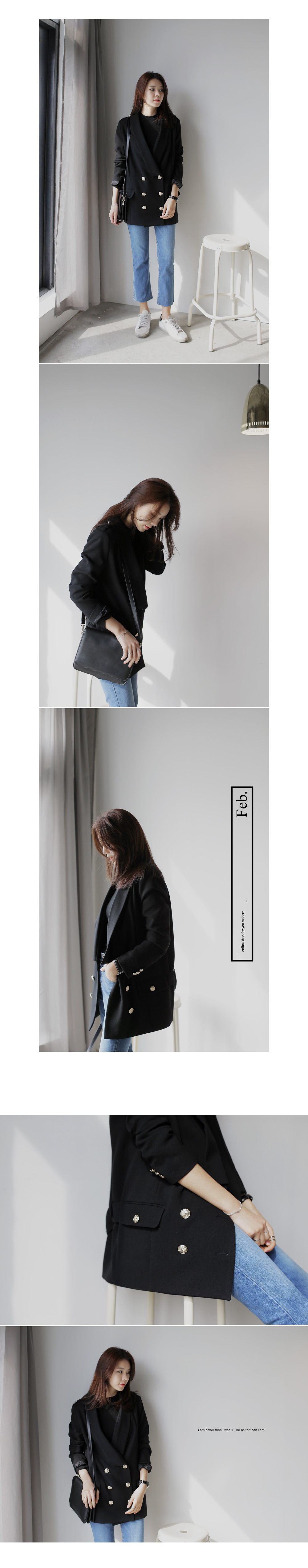 ダブルボタンブレザージャケット・全3色 | DHOLIC | 詳細画像2