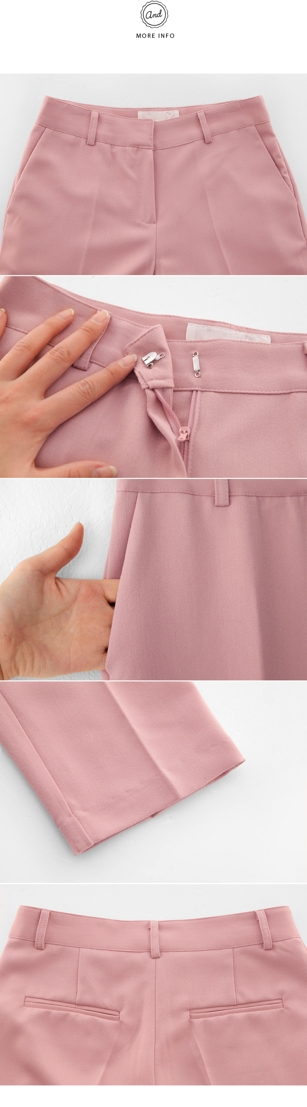 <font color=red><b>○雑誌掲載商品○</b></font>S/Sベーシックスリムスラックスパンツ・全2色 | DHOLIC | 詳細画像10