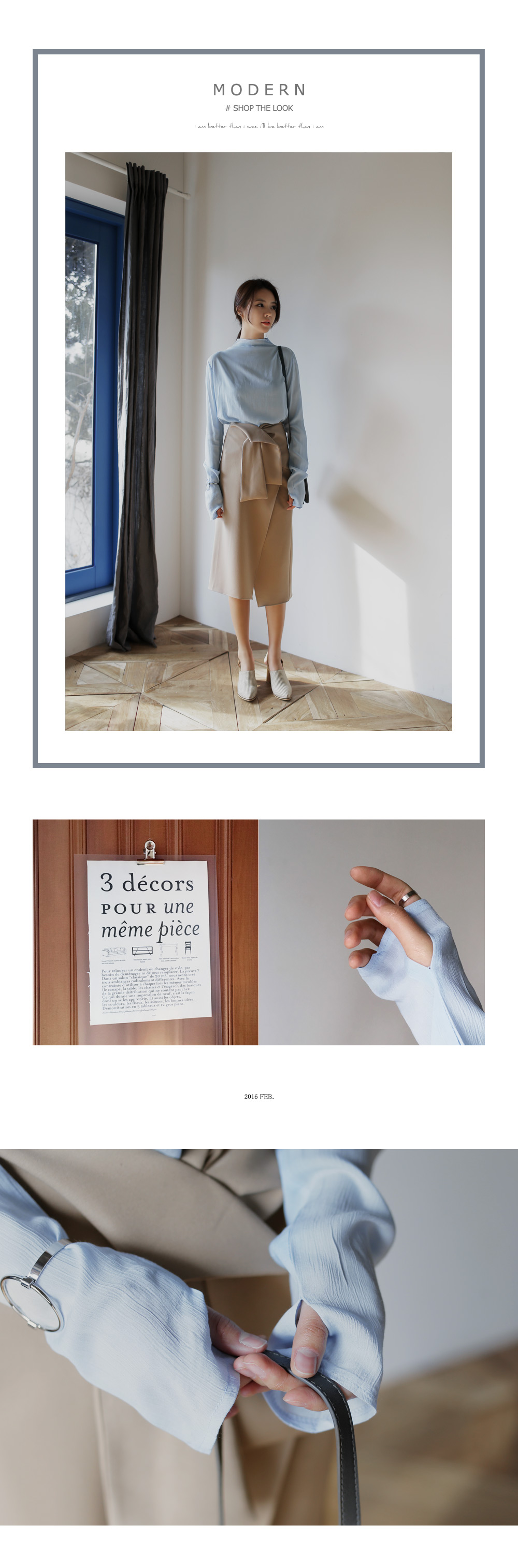 ウエストディテールミディ丈ラップスカート・全3色 | DHOLIC | 詳細画像4