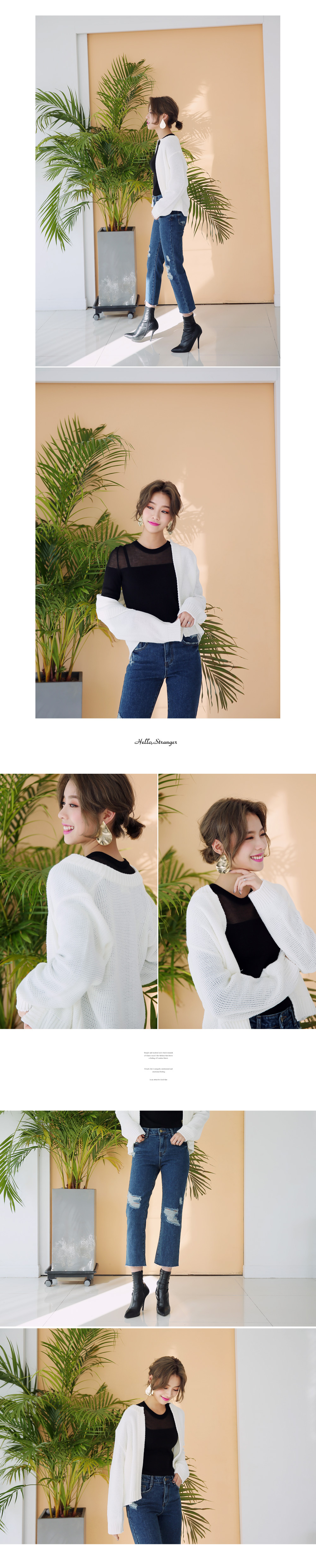 ニークラッシュクロップドデニムパンツ・全1色 | DHOLIC | 詳細画像9