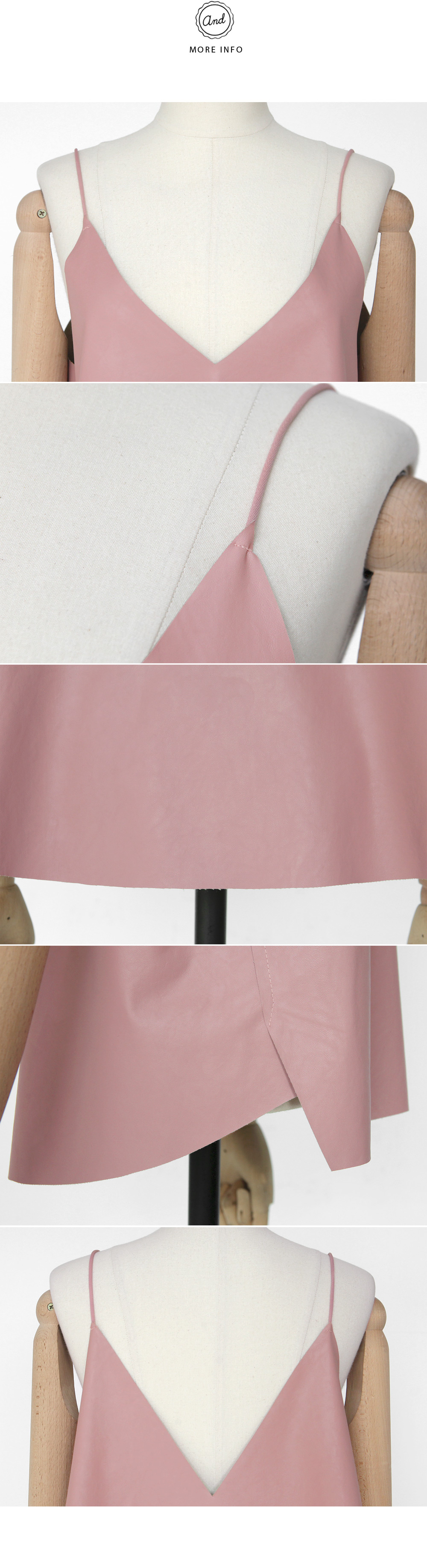 深Vネックレザー調ビスチェ・全3色 | DHOLIC | 詳細画像9