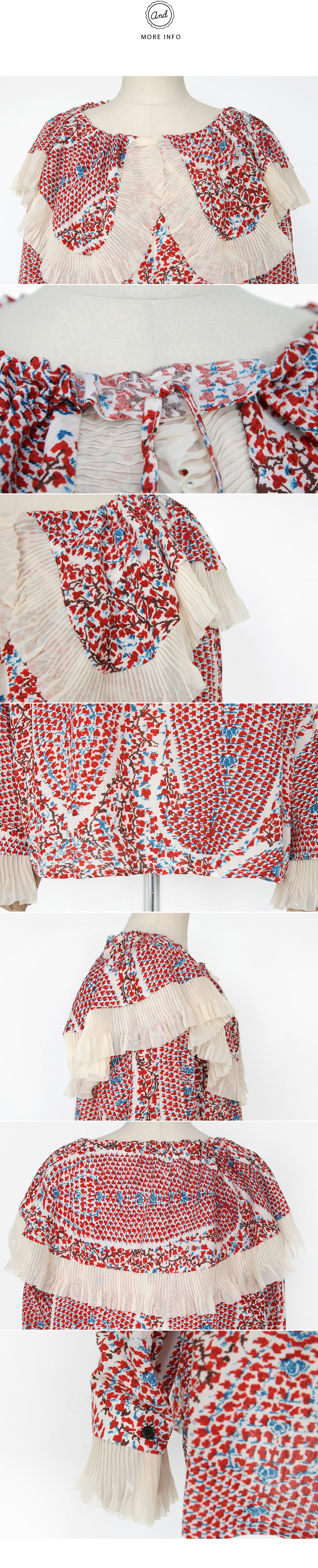 ラッフルセーラーカラー2パターンブラウス・全3色 | DHOLIC | 詳細画像9