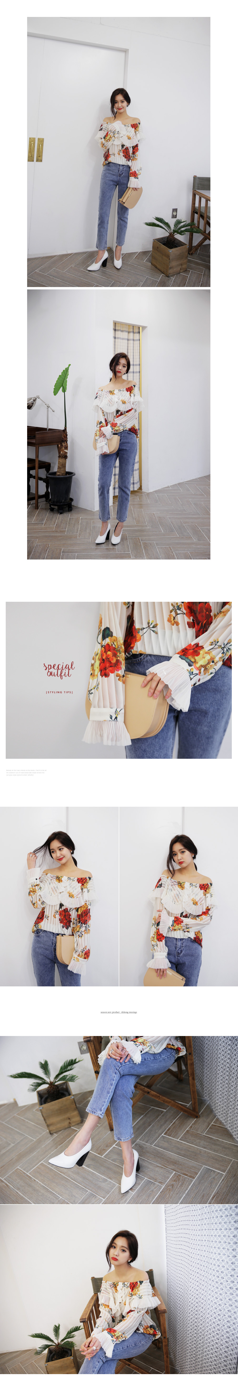 ラッフルセーラーカラー2パターンブラウス・全3色 | DHOLIC | 詳細画像3