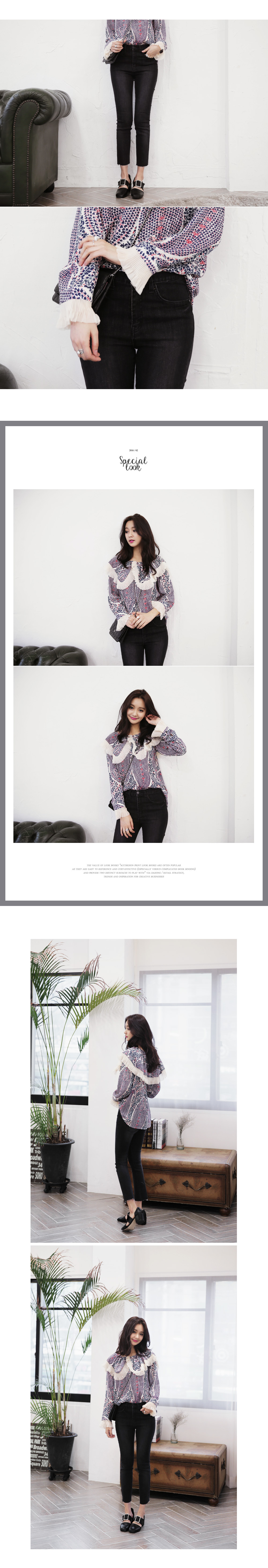 ラッフルセーラーカラー2パターンブラウス・全3色 | DHOLIC | 詳細画像6