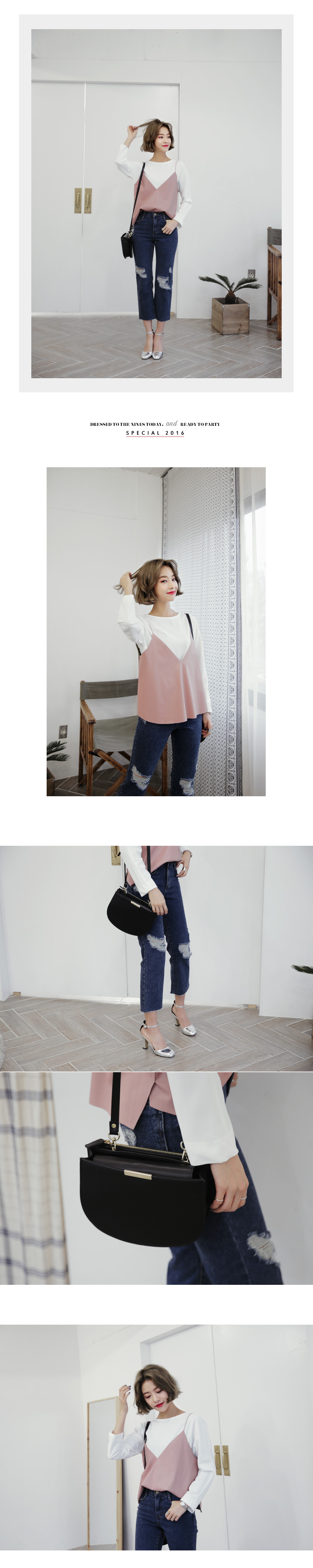 スクエアートゥアンクルストラップエナメルシューズ・全8色 | DHOLIC | 詳細画像5