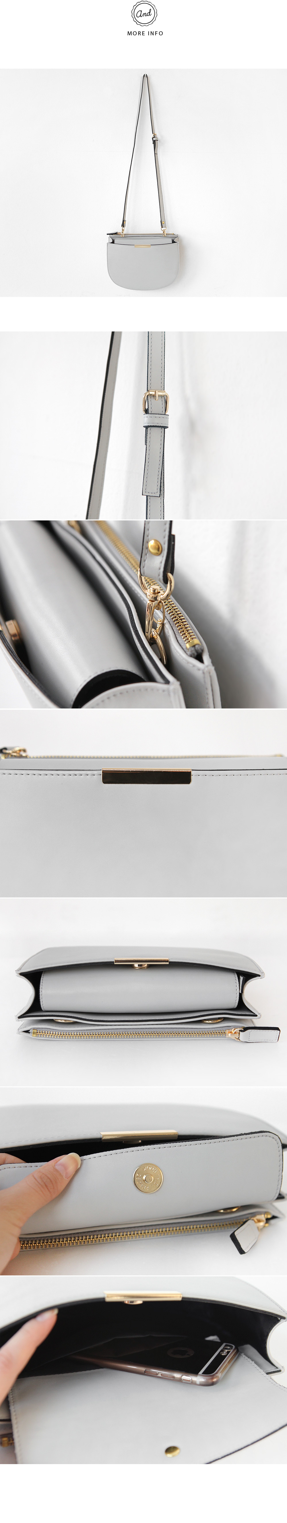 ハーフムーンメタルポイントクロスバッグ・全6色 | DHOLIC | 詳細画像17