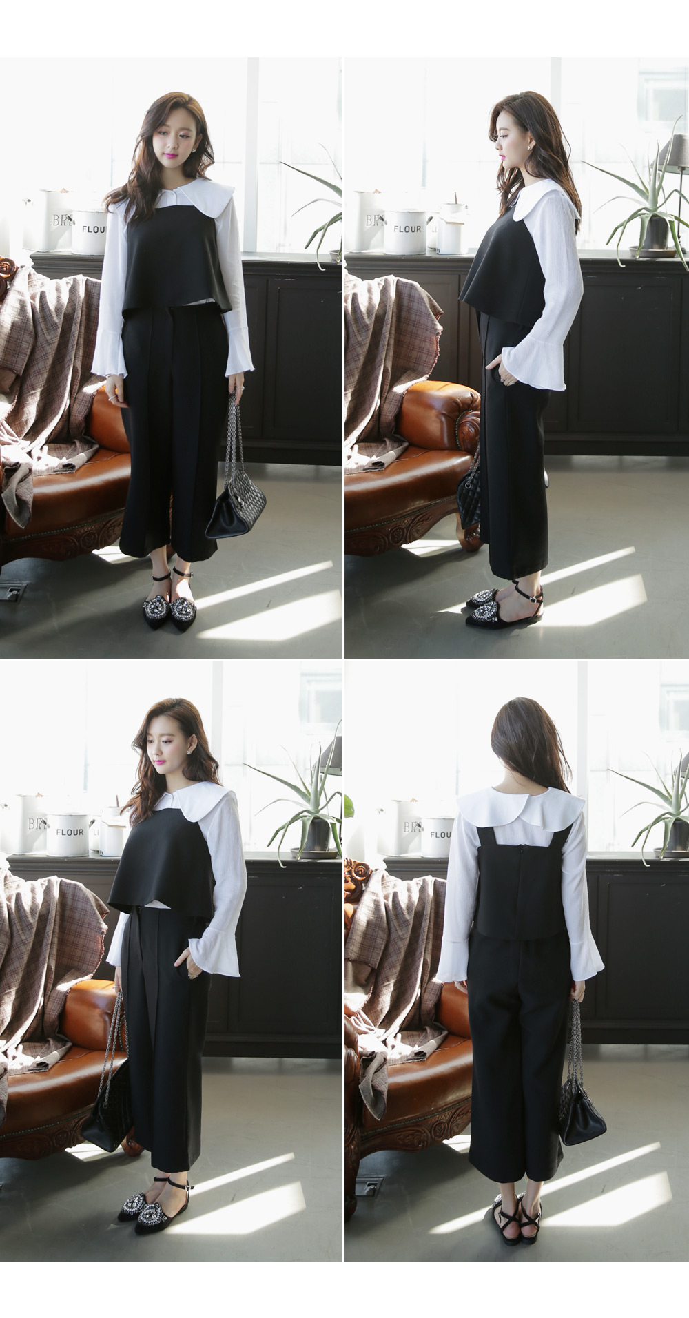 ラウンドカットソフトフレアヘムビスチェ・全2色 | DHOLIC | 詳細画像7