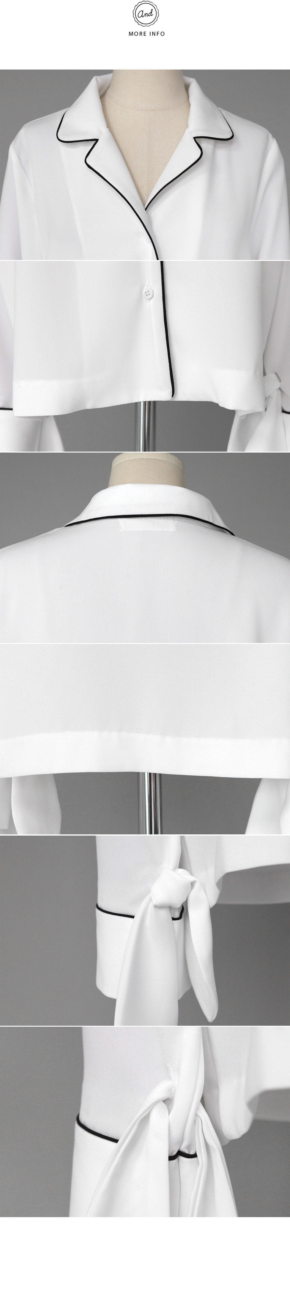 タイリボンカフスパジャマブラウス・全2色 | DHOLIC | 詳細画像8