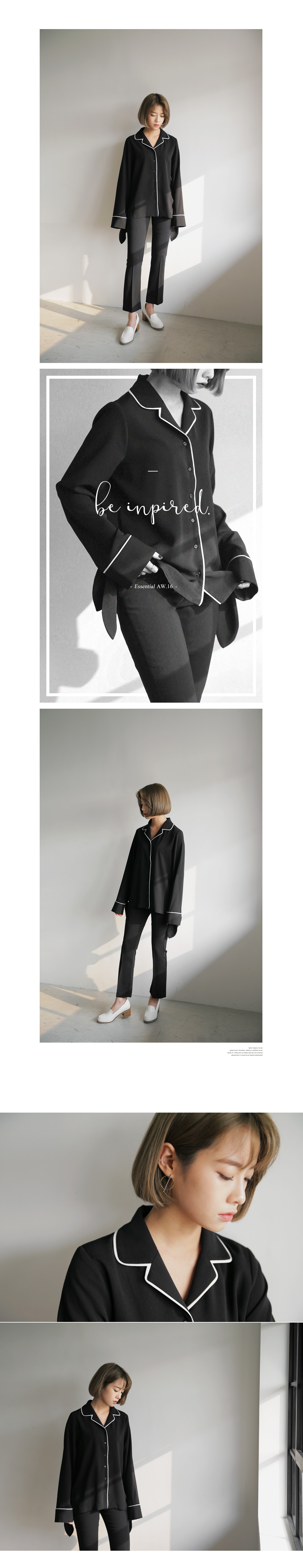 タイリボンカフスパジャマブラウス・全2色 | DHOLIC | 詳細画像6