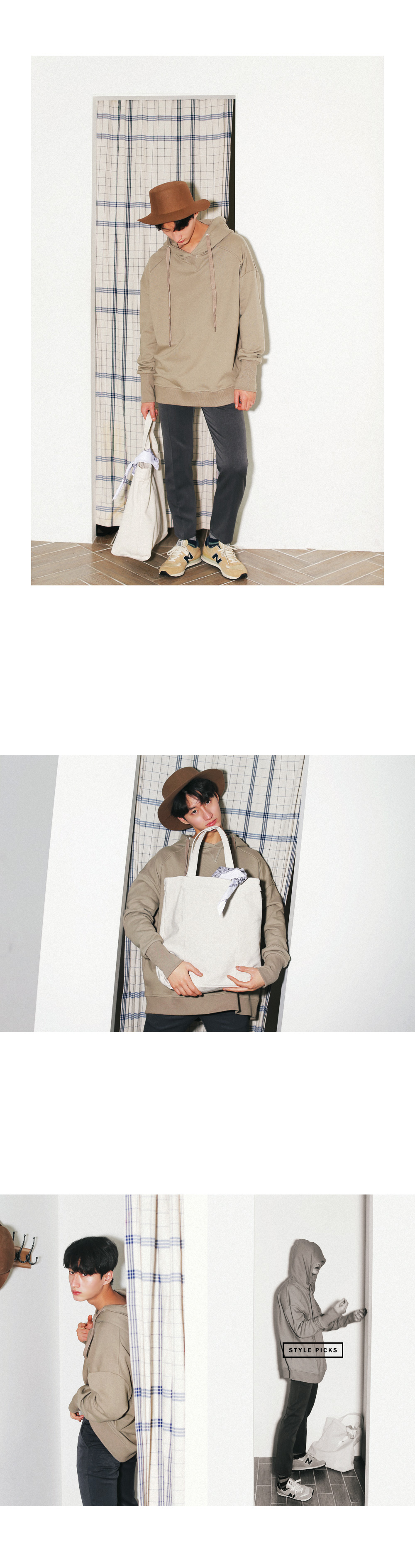 ソリッドカラースクエア2WAYトートバッグ・全2色 | 詳細画像5