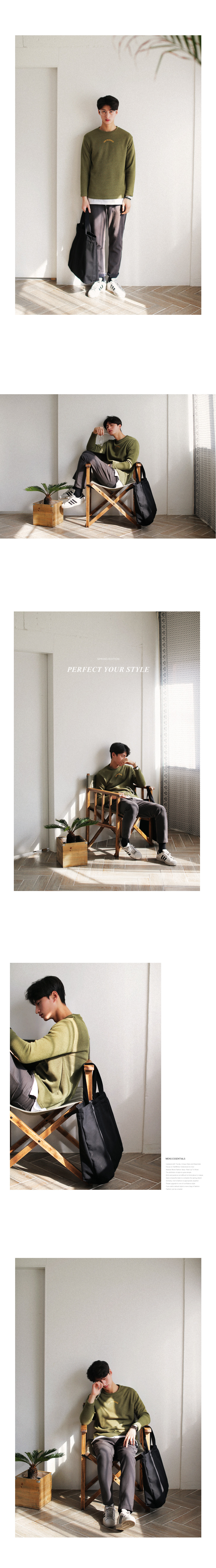 ソリッドカラースクエア2WAYトートバッグ・全2色 | 詳細画像9