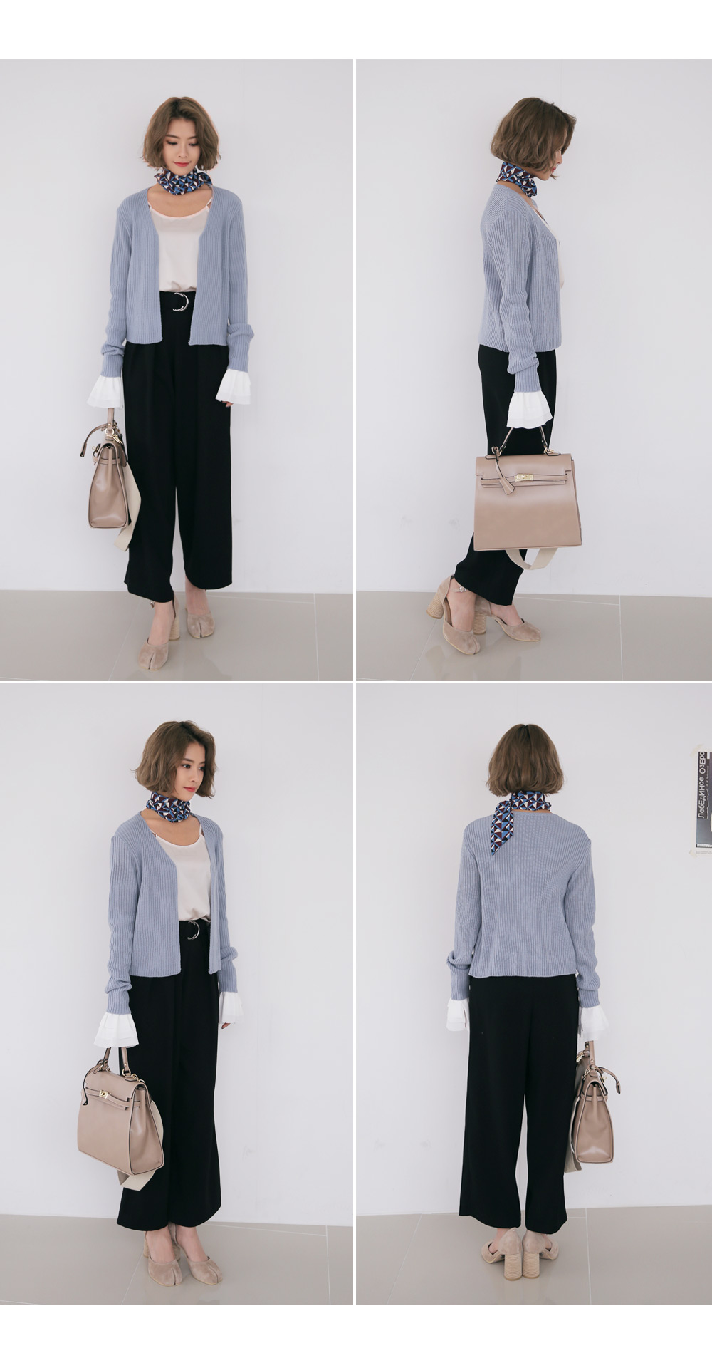 スリムフィットVネックリブニットカーディガン・全5色 | DHOLIC | 詳細画像5