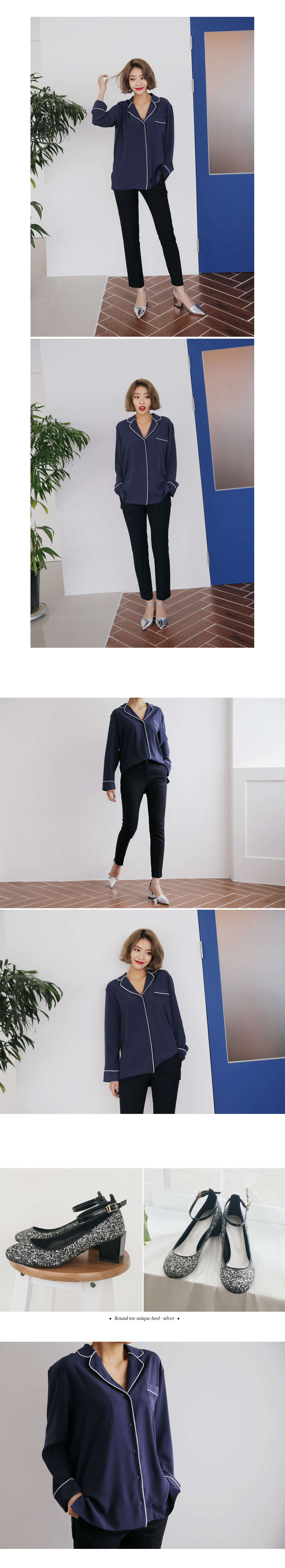 アンクルストラップブロックヒールパンプス・全3色 | DHOLIC | 詳細画像3