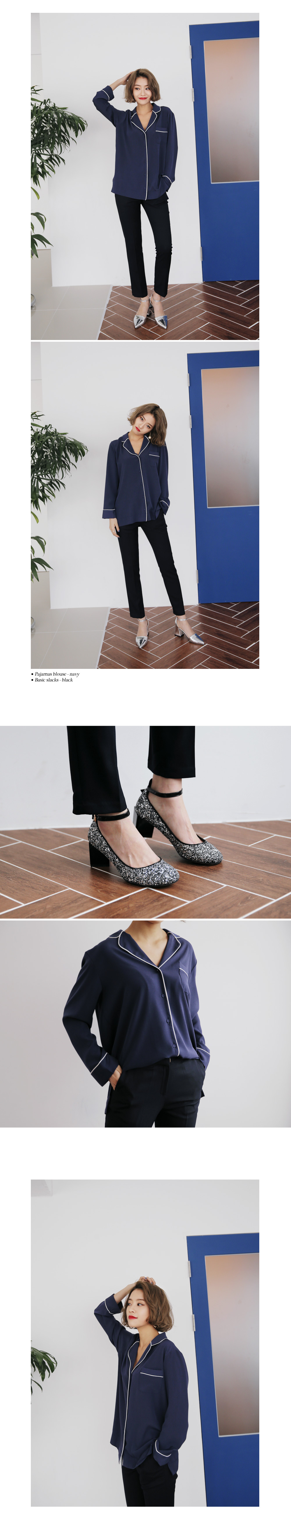 アンクルストラップブロックヒールパンプス・全3色 | DHOLIC | 詳細画像4