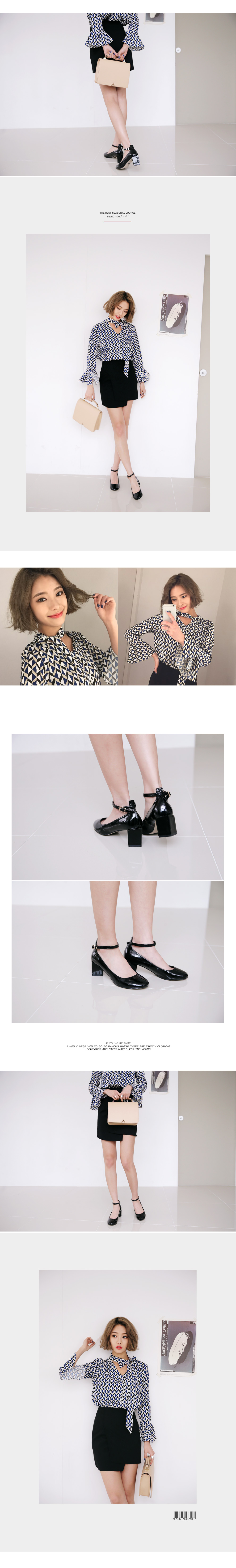 アンクルストラップブロックヒールパンプス・全3色 | DHOLIC | 詳細画像5