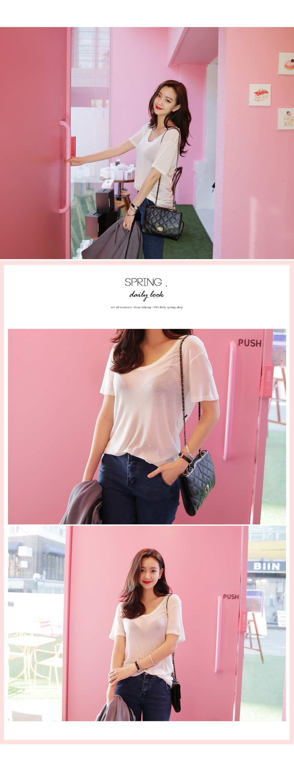 ルーズフィットフードジップアップパーカー・全3色 | DHOLIC | 詳細画像3