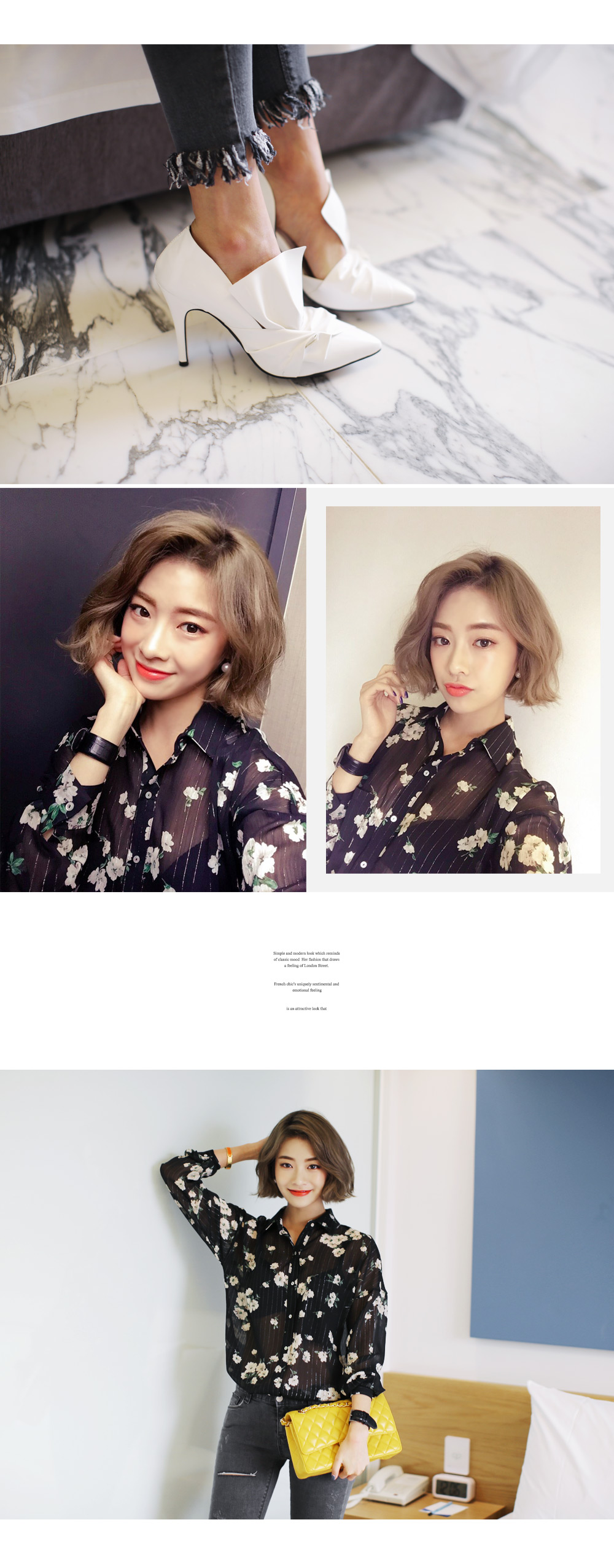 フリンジヘムダメージディテールデニムスキニーパンツ・全2色 | DHOLIC | 詳細画像7