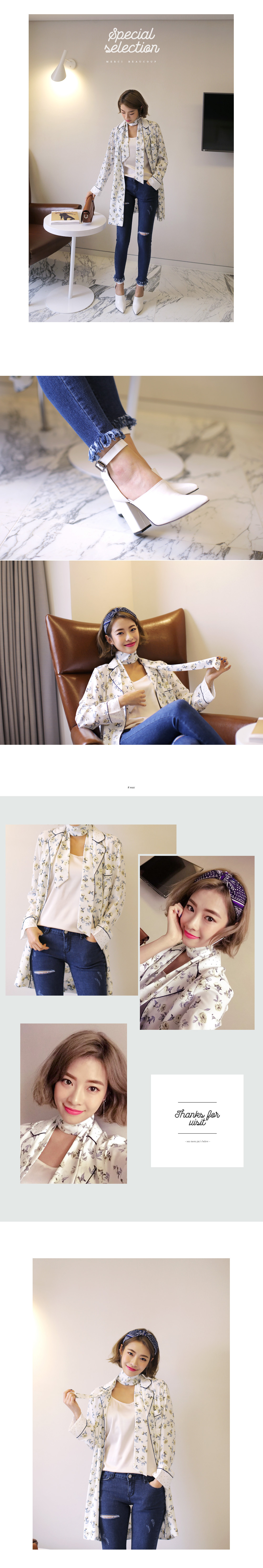 フリンジヘムダメージディテールデニムスキニーパンツ・全2色 | DHOLIC | 詳細画像9