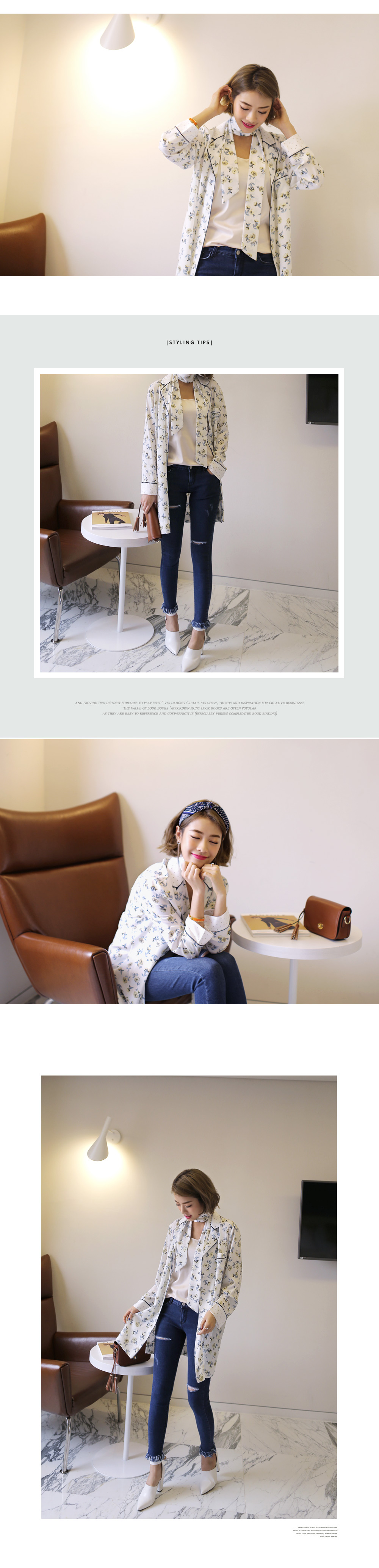 フリンジヘムダメージディテールデニムスキニーパンツ・全2色 | DHOLIC | 詳細画像10