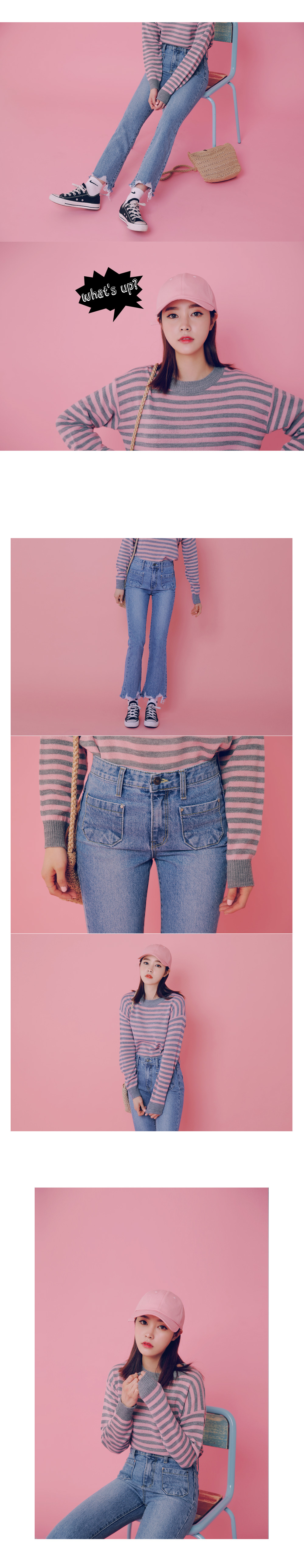 ハイウエストフレイドヘムブーツカットジーンズ・全1色 | DHOLIC | 詳細画像2