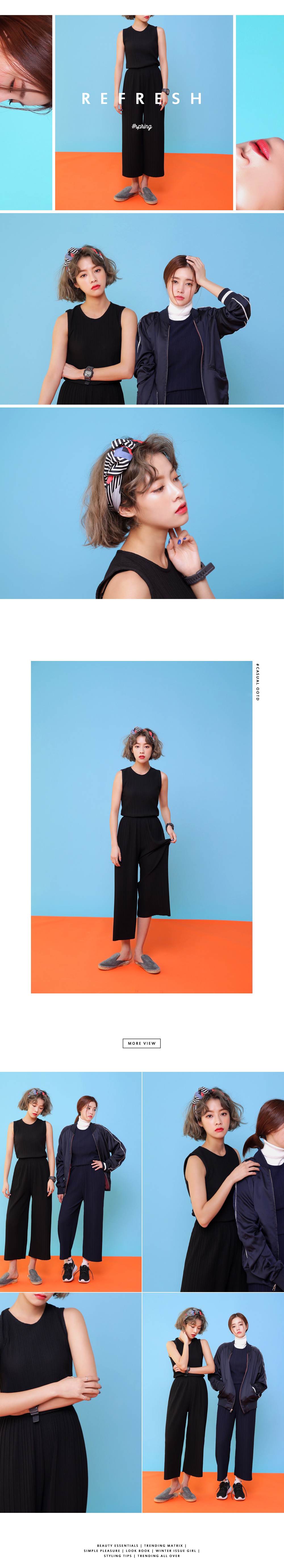 ユニークストライプパターン配色スカーフ・全4色 | DHOLIC | 詳細画像7