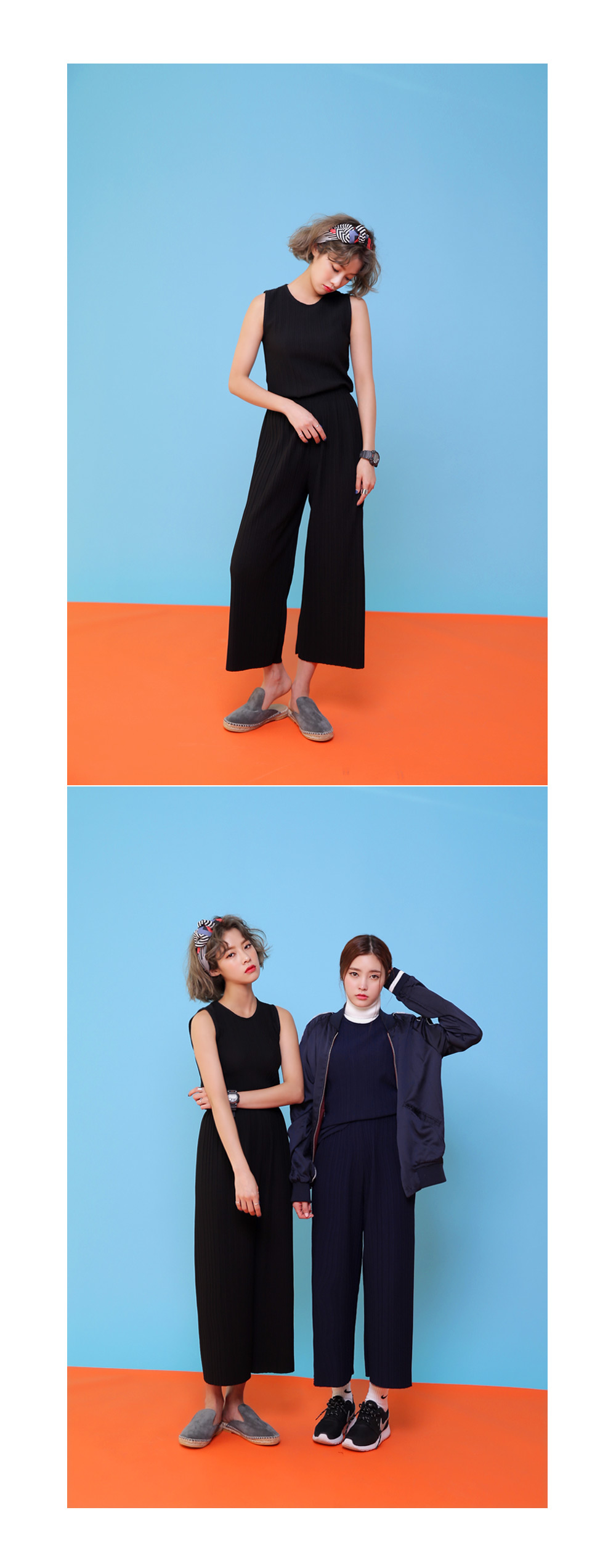 ユニークストライプパターン配色スカーフ・全4色 | DHOLIC | 詳細画像8