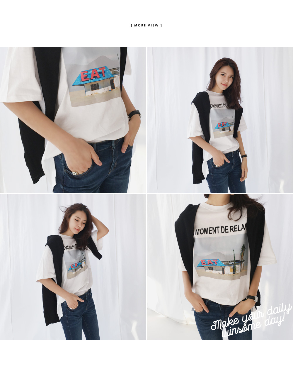 オーバーシルエットグラフィックTシャツ・全2色 | DHOLIC | 詳細画像11