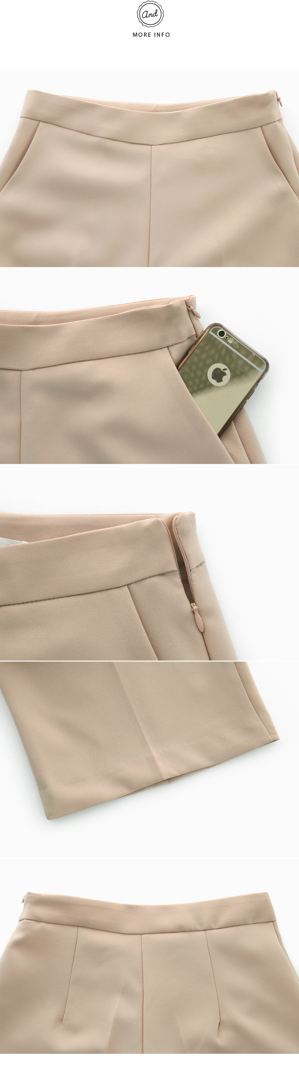 <font color=red><b>**雑誌mer7月号掲載**</b></font>センタープレスセミワイドパンツ・全3色 | DHOLIC | 詳細画像8