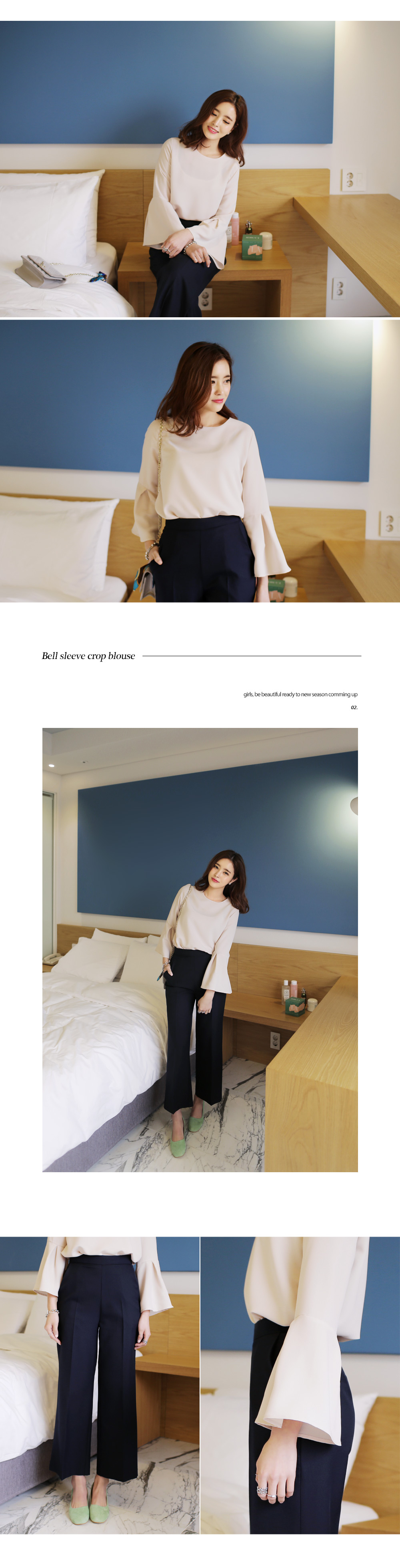 <font color=red><b>**雑誌mer7月号掲載**</b></font>センタープレスセミワイドパンツ・全3色 | DHOLIC | 詳細画像5