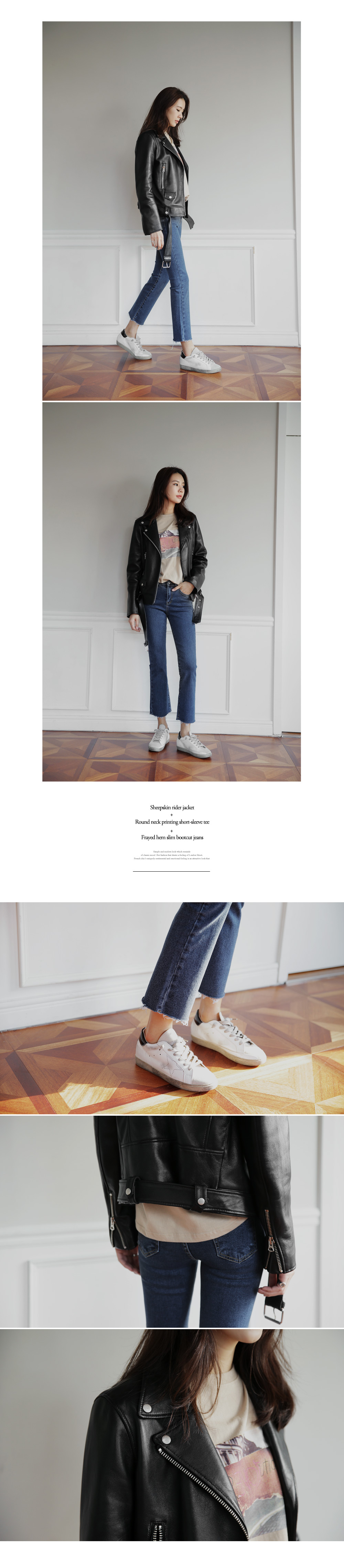 フレイドヘムスリムストレートジーンズ・全2色 | DHOLIC | 詳細画像11