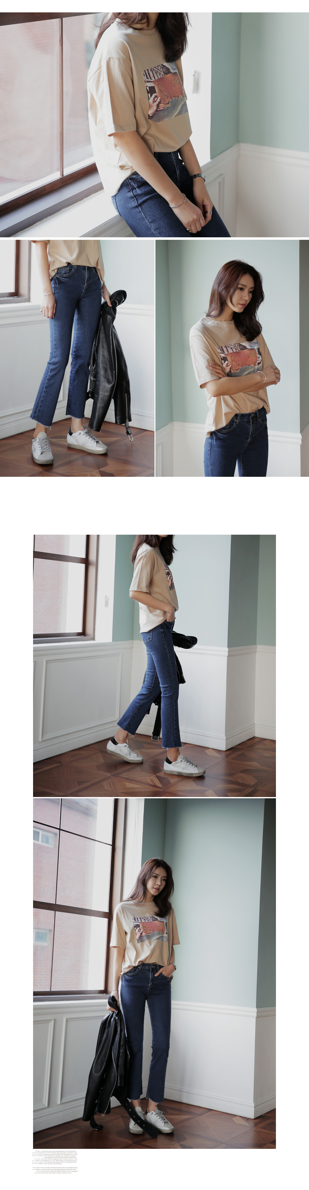 フレイドヘムスリムストレートジーンズ・全2色 | DHOLIC | 詳細画像3