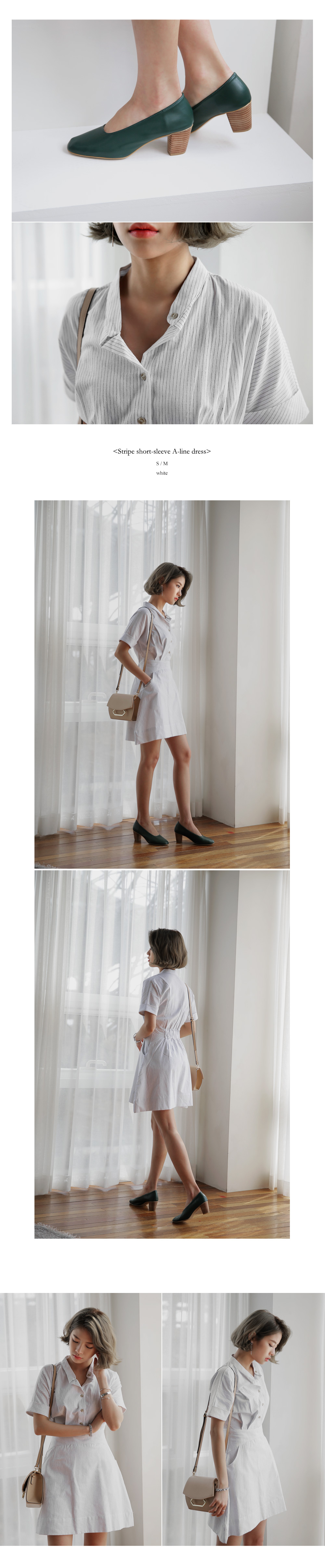 スクエアトゥウッド調ヒールパンプス・全6色 | DHOLIC | 詳細画像2