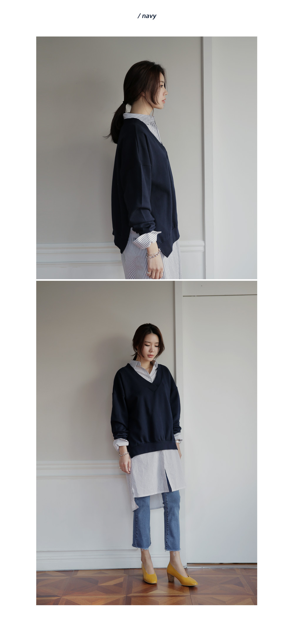 スクエアトゥウッド調ヒールパンプス・全6色 | DHOLIC | 詳細画像19